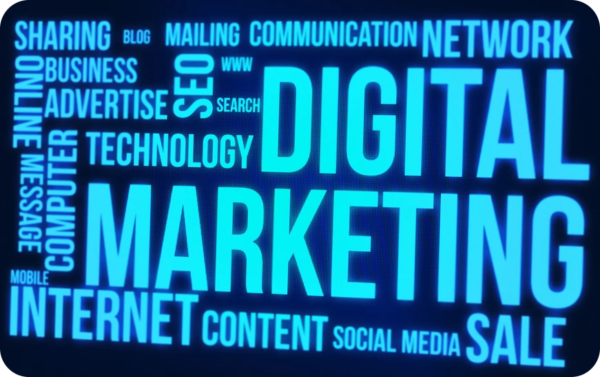 Мы предоставляем услуги маркетинга Digital Marketing.